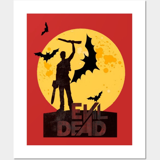 Evil dead t-shirt Wall Art by Sons'tore